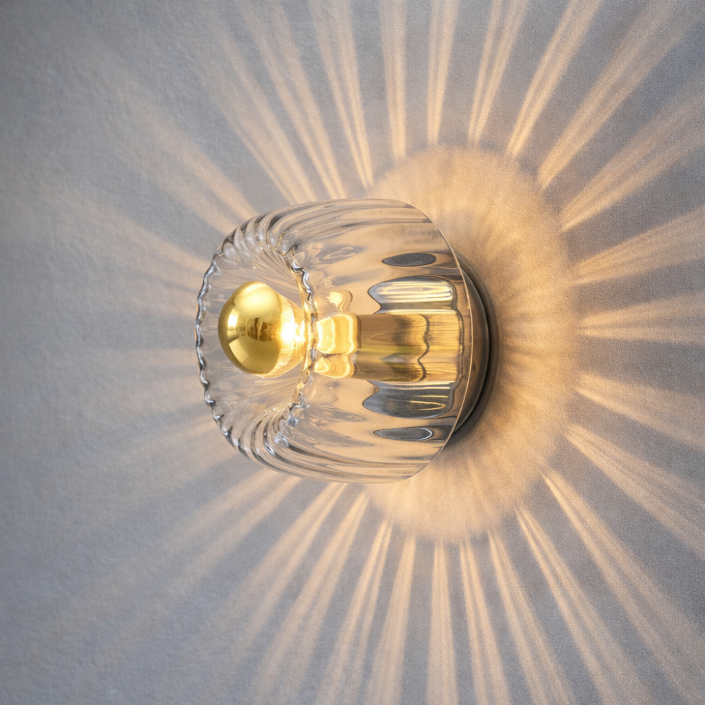 Lot de 2 Appliques Murales Bauhaus