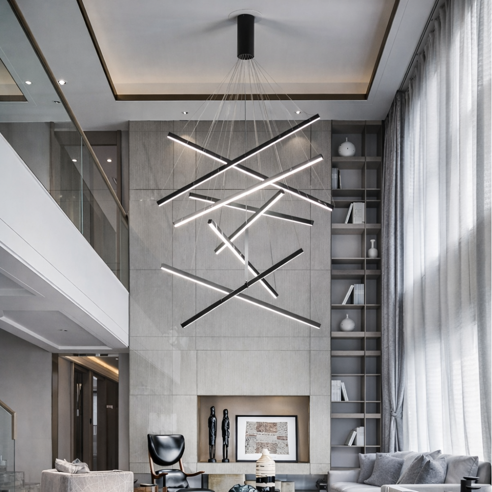 Suspension LED Barres Superposées