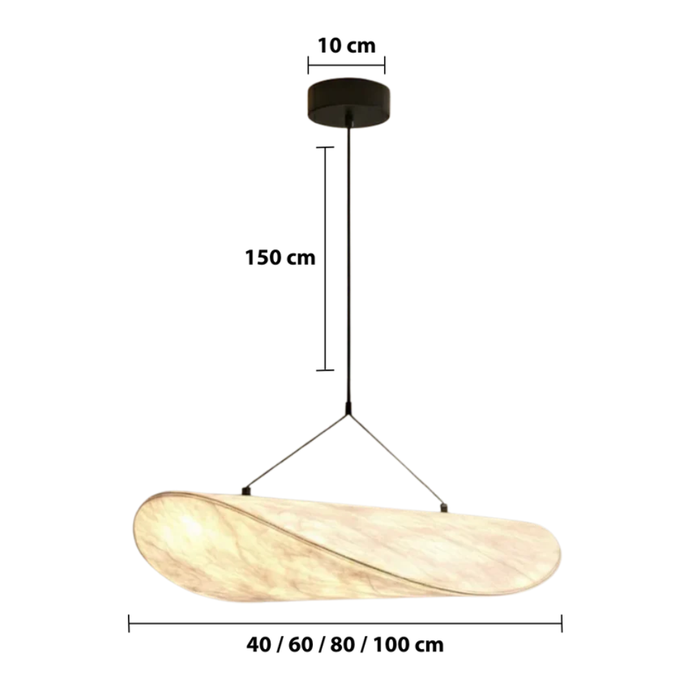 Suspension Japandi Soie Nuage