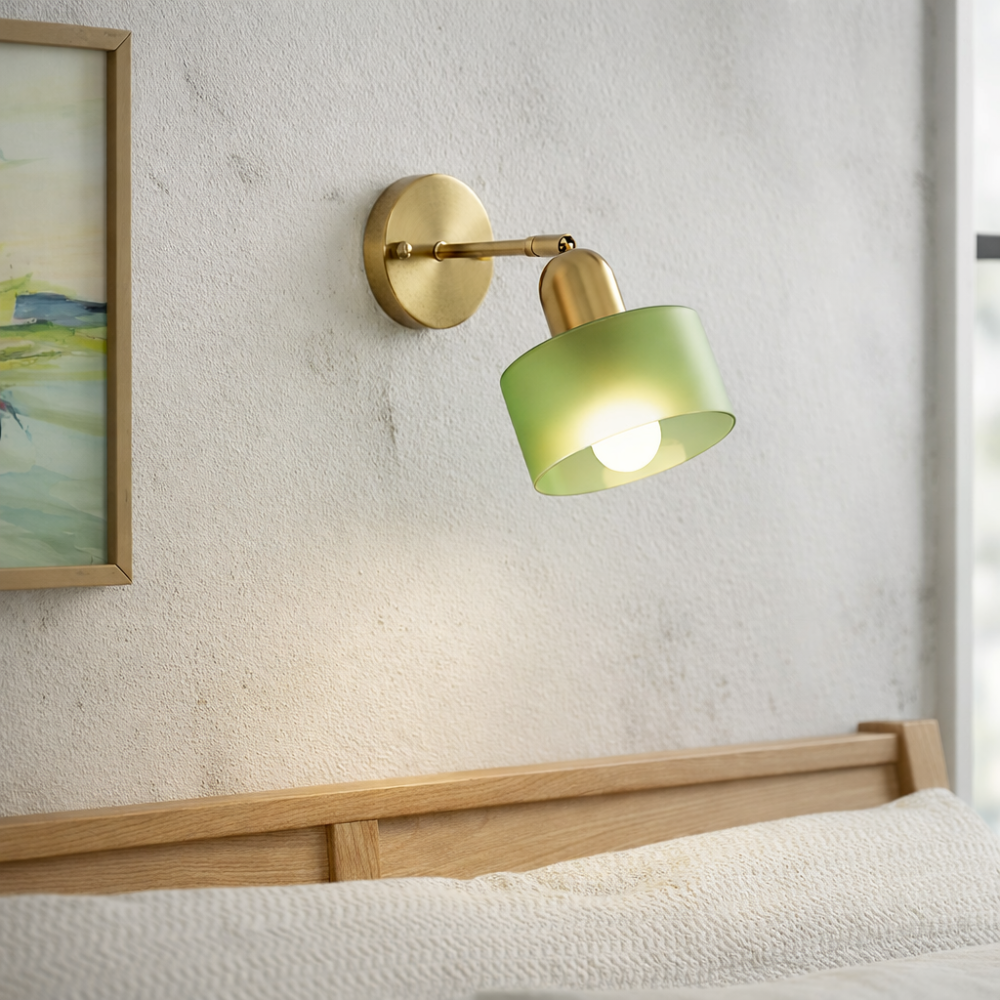 Applique Murale Verre Coloré Bauhaus