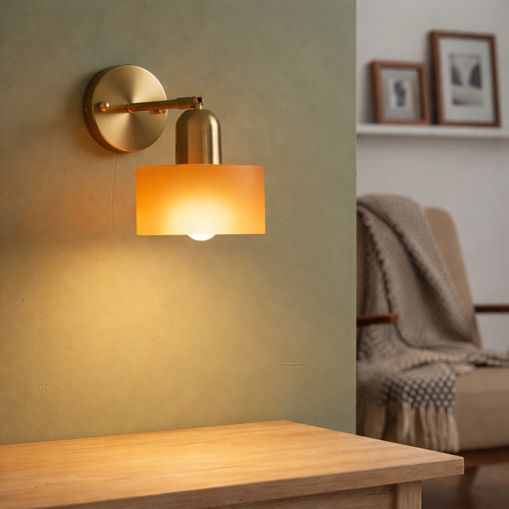 Applique Murale Verre Coloré Bauhaus