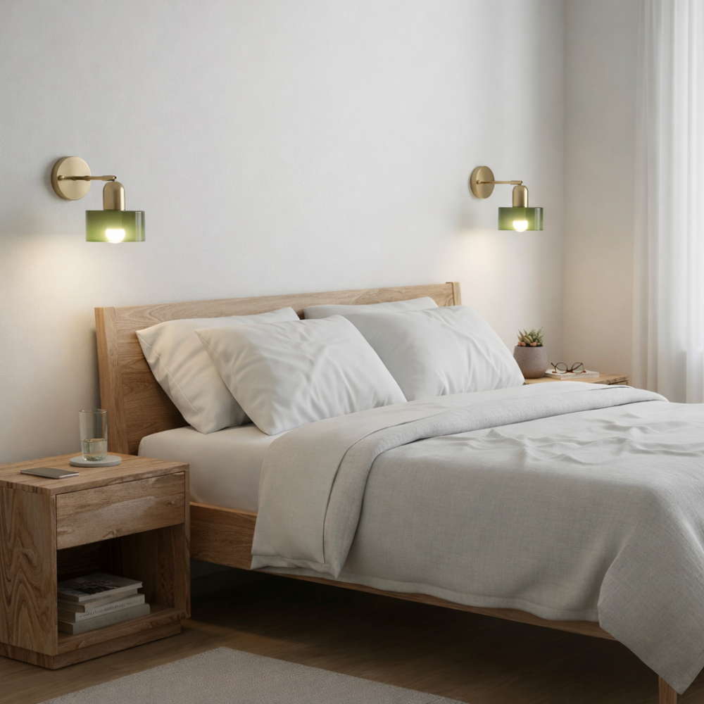 Applique Murale Verre Coloré Bauhaus