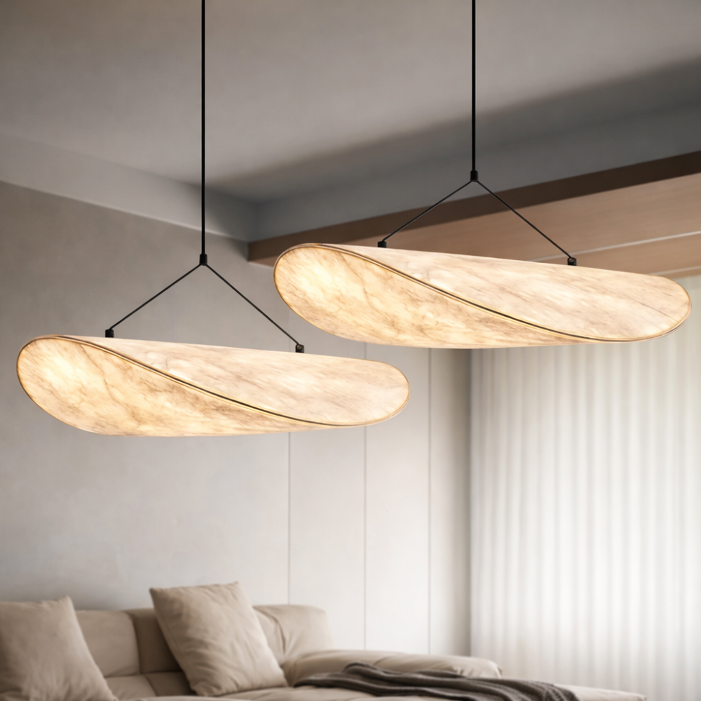 Suspension Japandi Soie Nuage