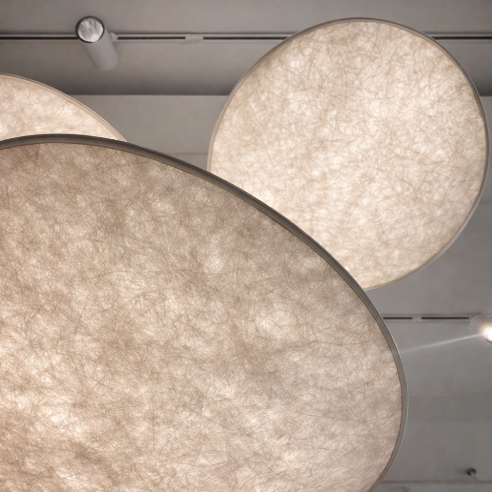 Suspension Japandi Soie Nuage