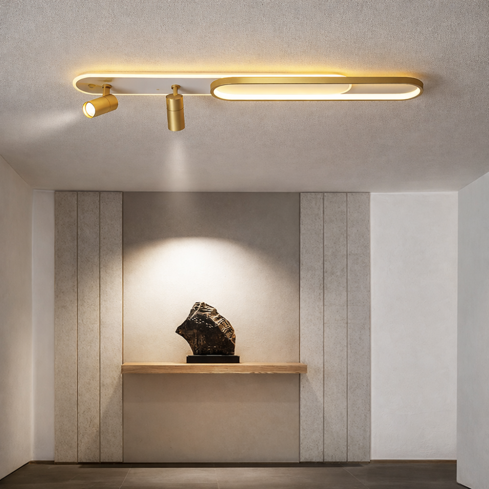 Plafonnier LED Allongé Contemporain