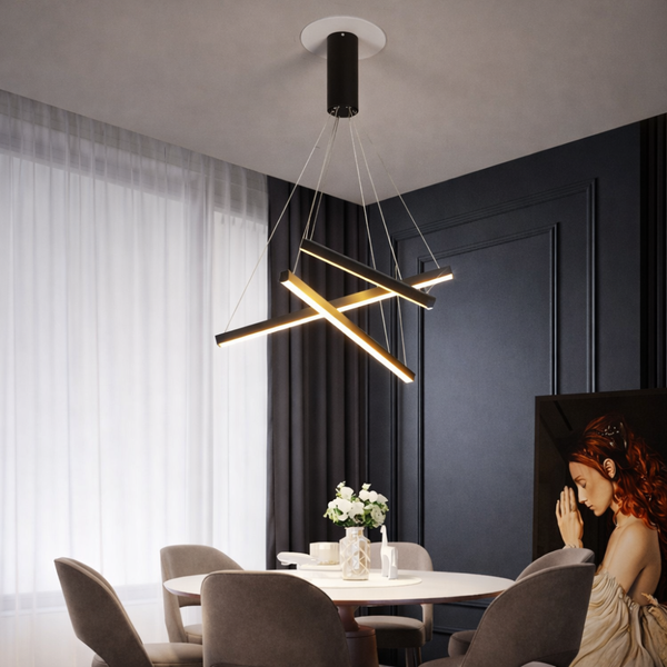 Suspension LED Barres Superposées