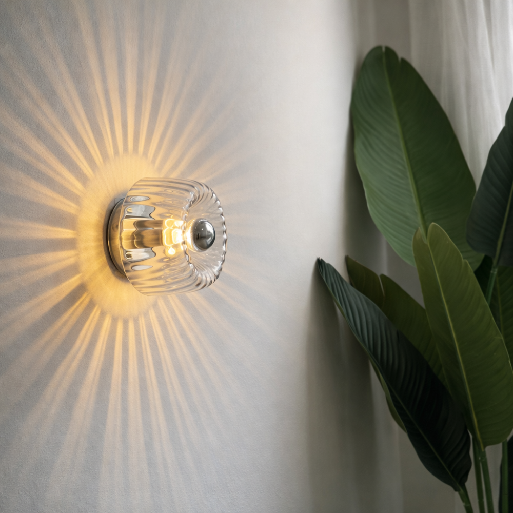 Lot de 2 Appliques Murales Bauhaus