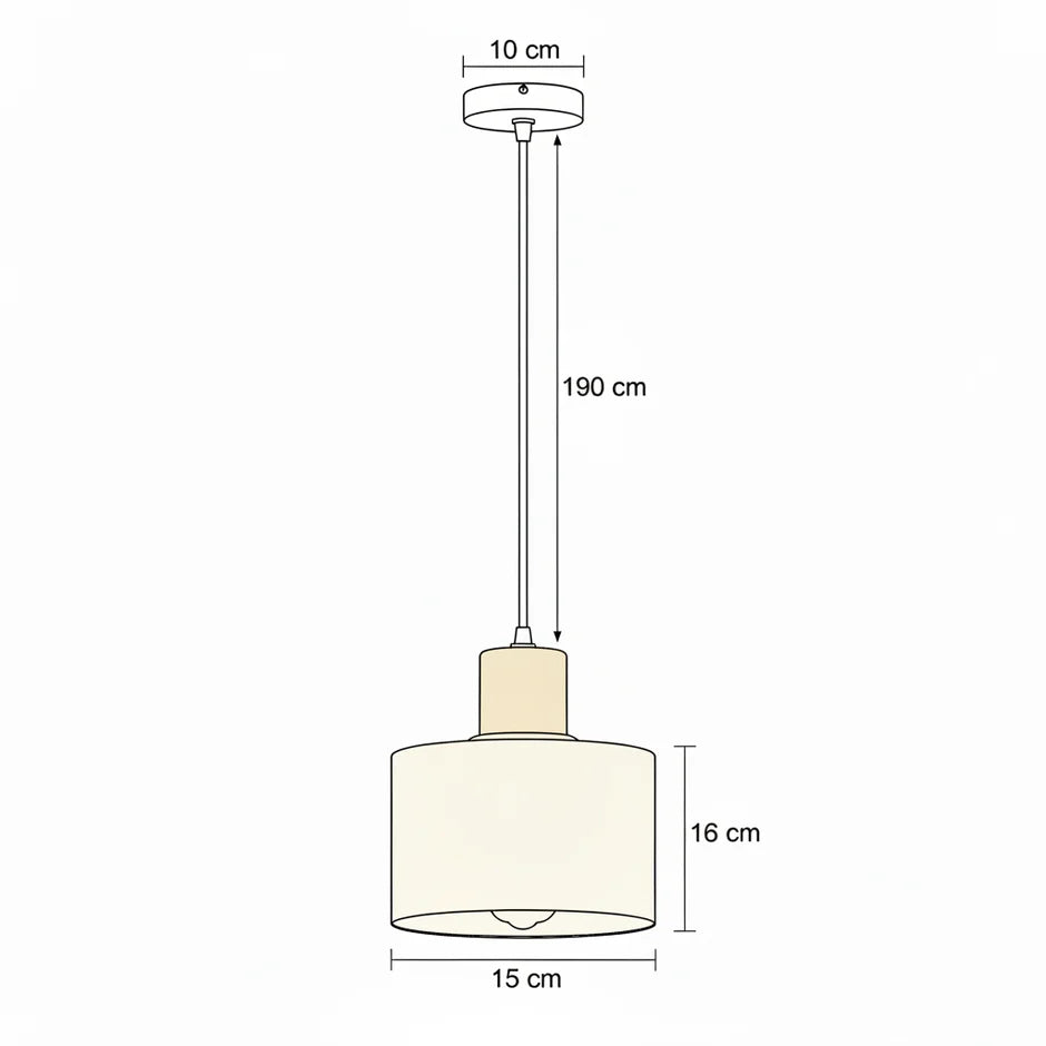 Suspension Bauhaus Créative Verre Coloré